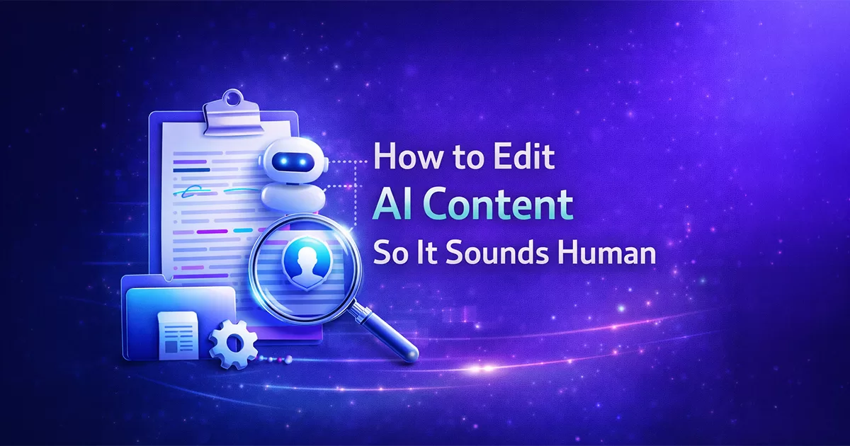 How to Edit AI Content So It Sounds Human