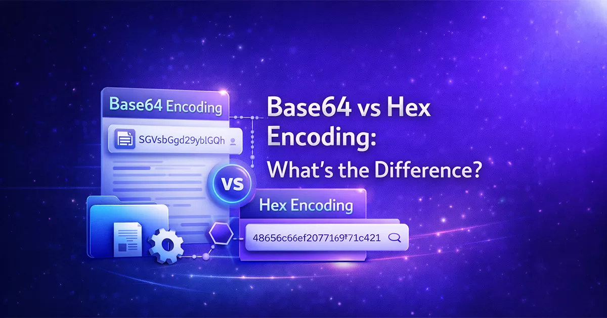 Base64 vs Hex Encoding: What's the Difference?